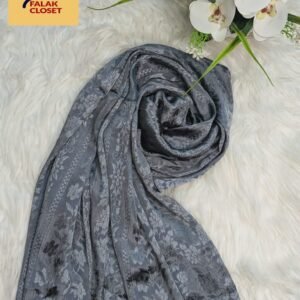 Cobalt Silk Hijab