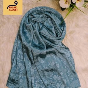 Cobalt Silk Hijab