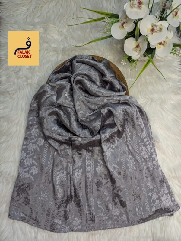 Cobalt Silk Hijab