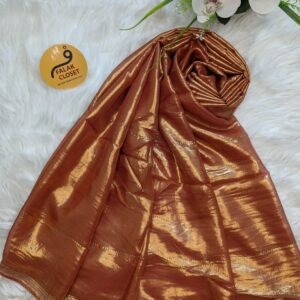 Muslin Silk Shimmary Stone Work Hijab