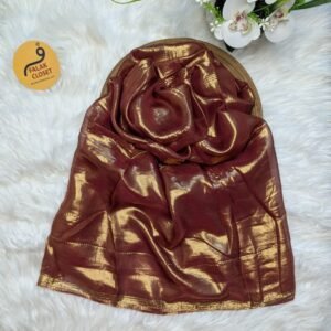 Muslin Silk Shimmary Stone Work Hijab