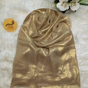 Muslin Silk Shimmary Stone Work Hijab