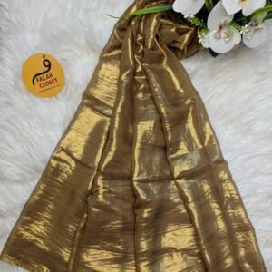 Muslin Silk Shimmary Stone Work Hijab