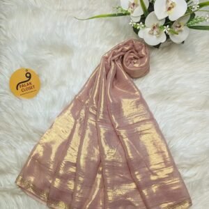 Muslin Silk Shimmary Stone Work Hijab